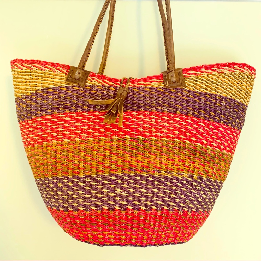Hand woven bag